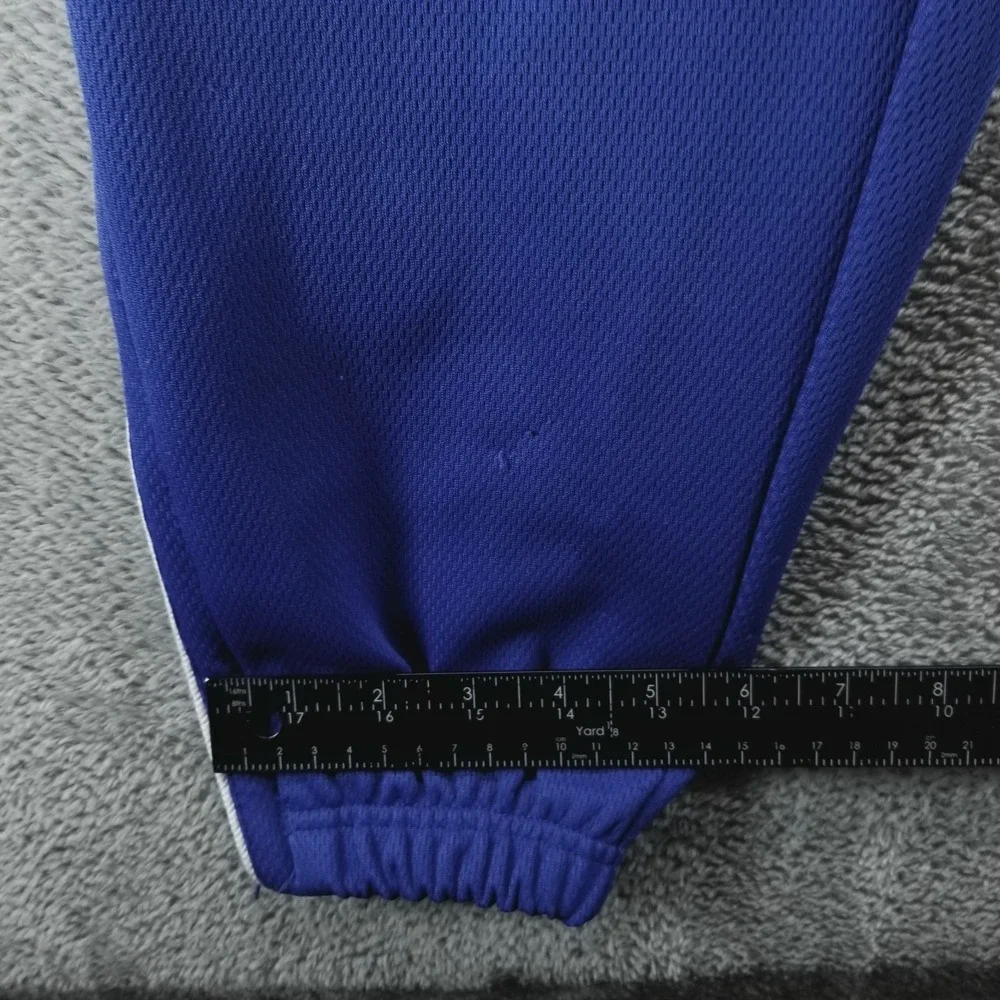 VTG Nike‎ Pants Mens L Blue Basketball Ankle Zip Track Drawstring Pockets Gym